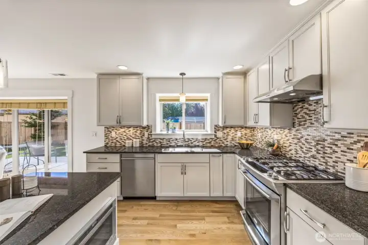 Spacious kitchen perfect for cooking and entertaining.