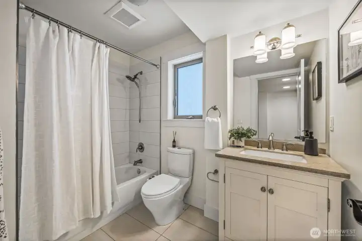 Full guest bathroom on main near main floor bedroom.