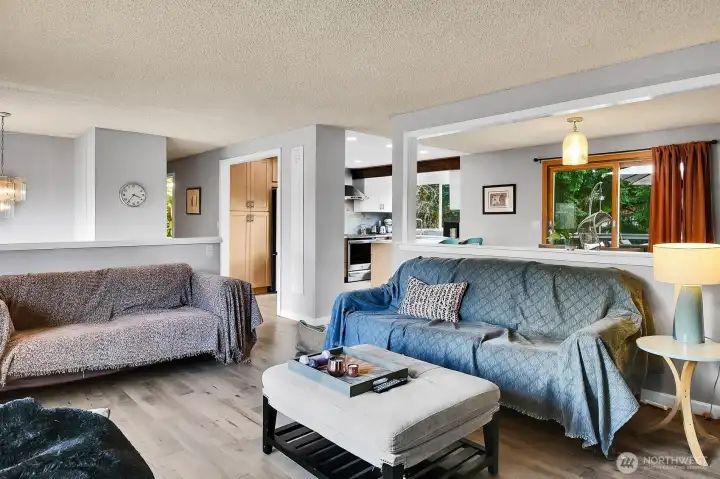 A great view highlighting the open, connected flow of the upper-level living spaces.