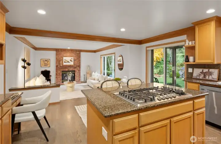 Family Room from the Kitchen