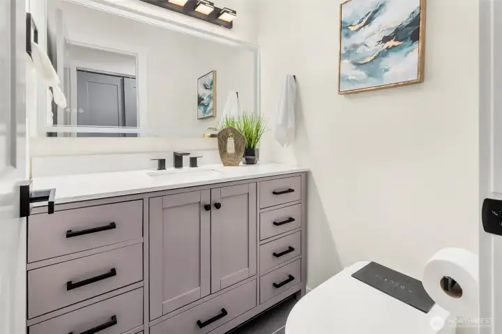 Main floor half bath