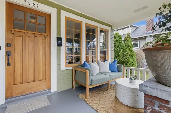The quintessential front porch invites connection & community.