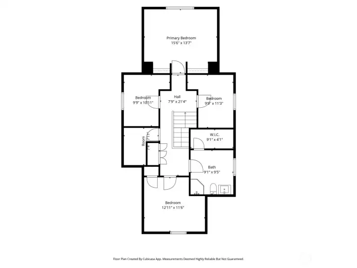 Upstairs Floorplan