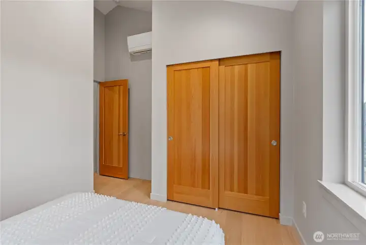 Plenty of closet space in the second bedroom.