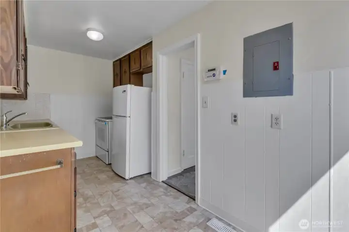 New appliances in the kitchen.