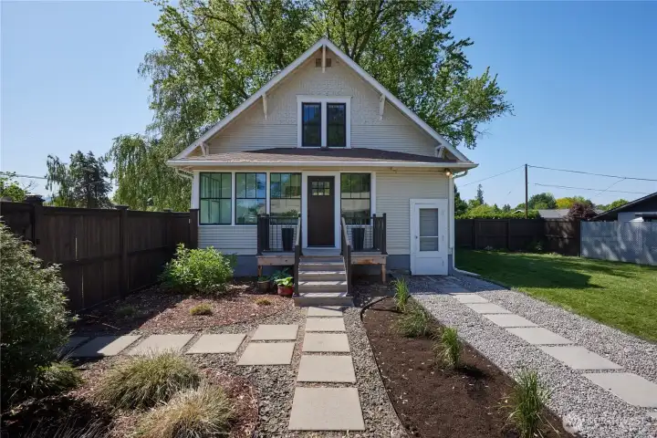 Back entrance to home