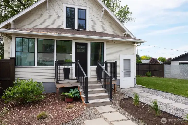 back entrance