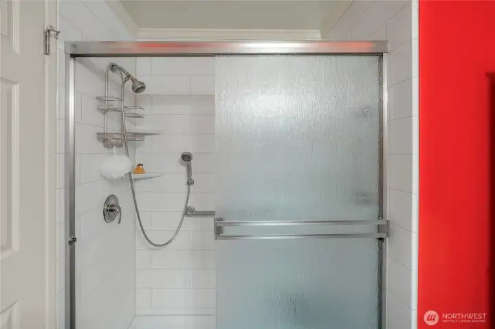 Easy access to a walk-in shower