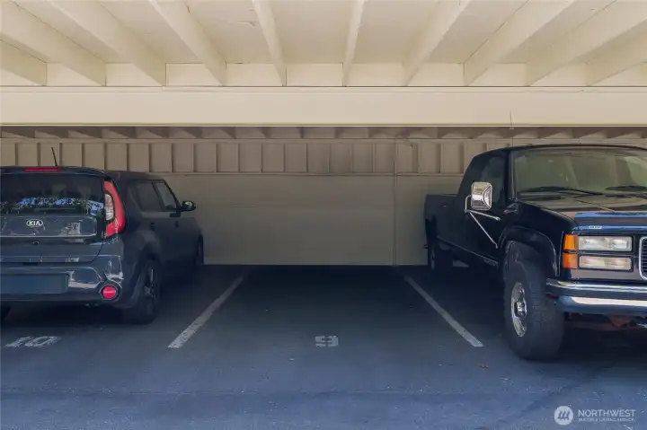 Shared carport parking space #7