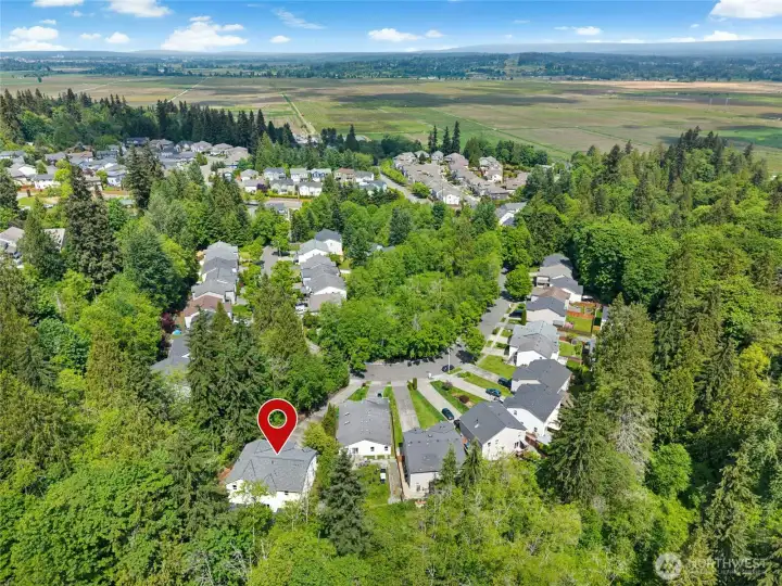 Privacy in the desirable Seattle Hill area.