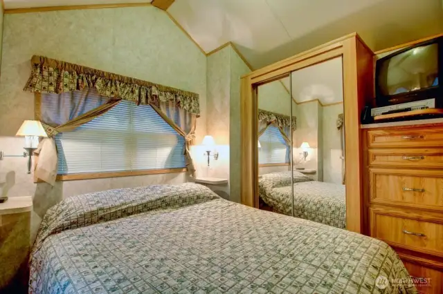 Bedroom with closet