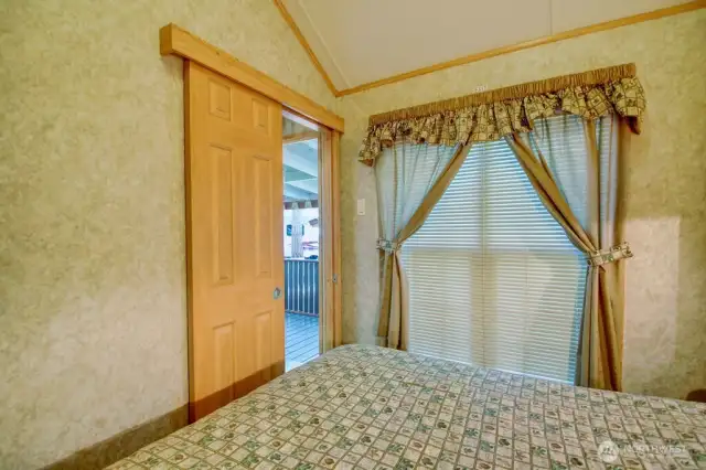 Sliding door creates more space
