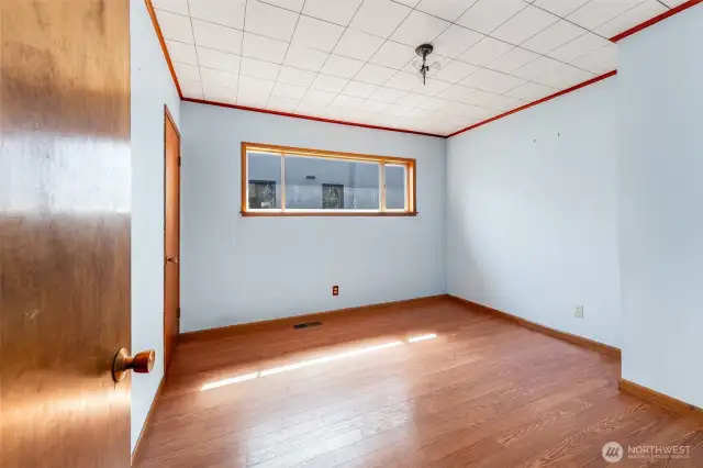 Large and light-filled second bedroom.