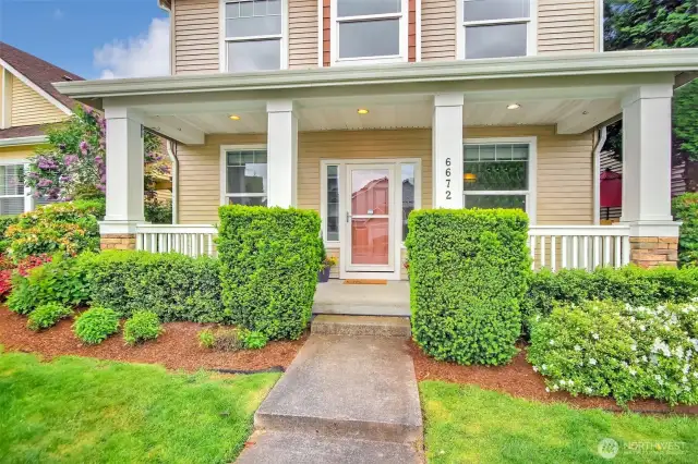 Large front porch
