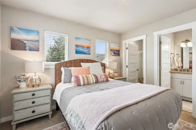 The first of two primary suites.