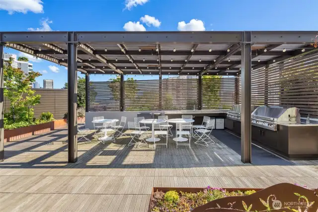 Outdoor grilling stations