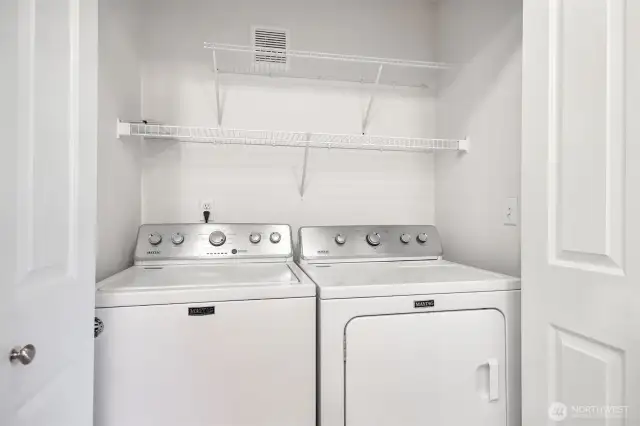 Washer and dryer stay