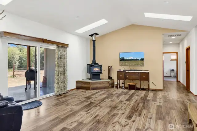 wood stove