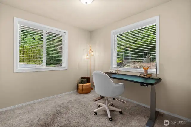 downstairs office