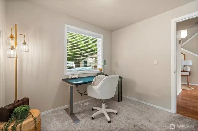 downstairs office
