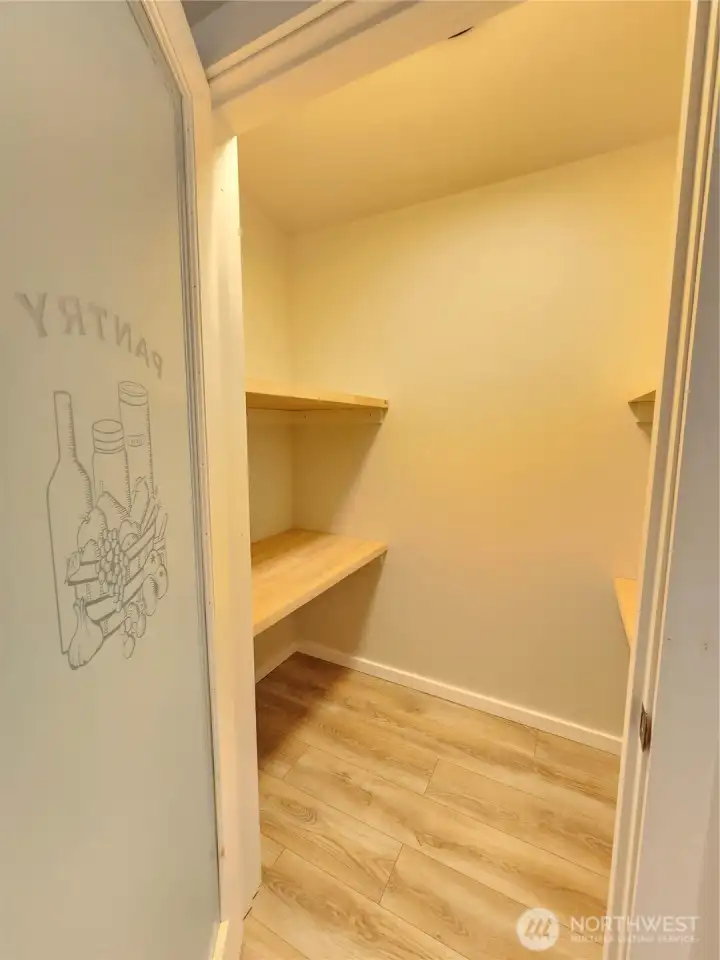 Pantry has lots of space