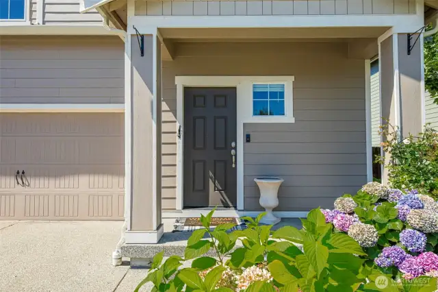 Lovely covered front porch