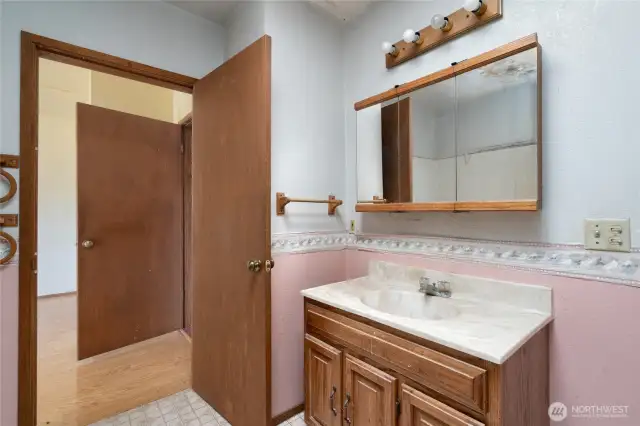 Main floor bathroom.