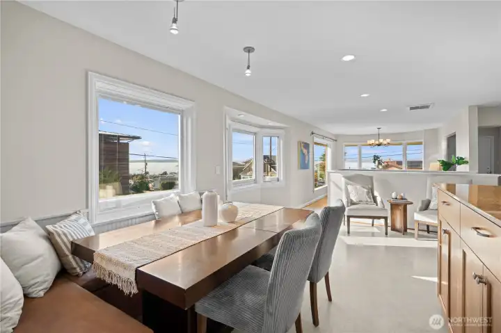 Natural light really brings out the beauty in this home, especially in the kitchen where it feels so warm and inviting!