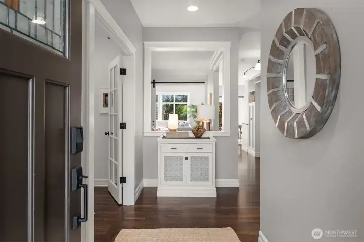 Tall ceilings and light-filled spaces welcome you!