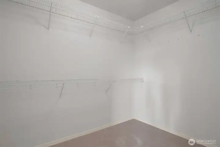 Huge walk-in closet!