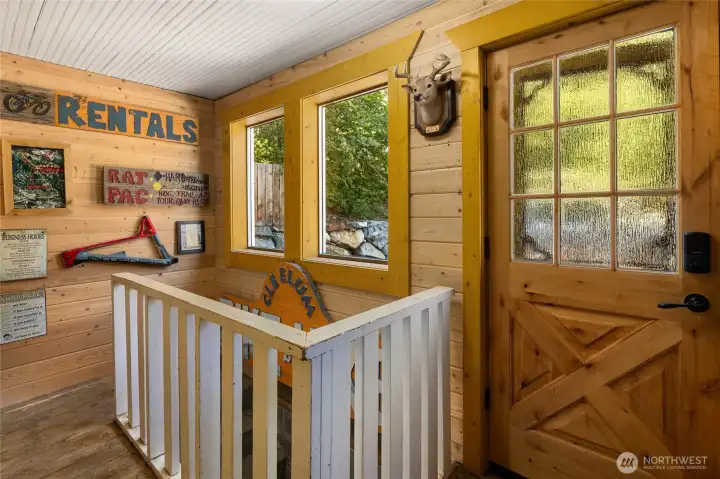 Back entry