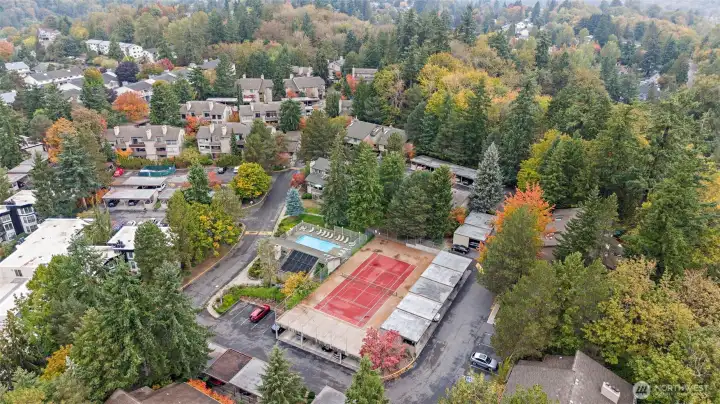 Drone showing complex and amenities!
