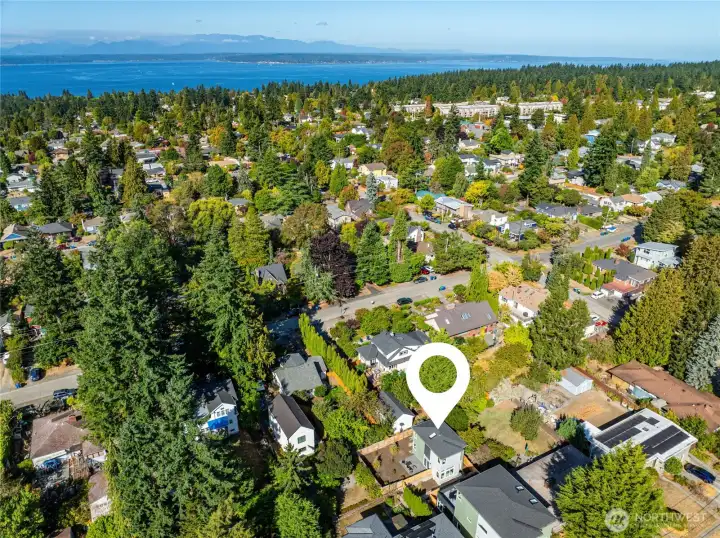 Close to Carkeek Park and beach.