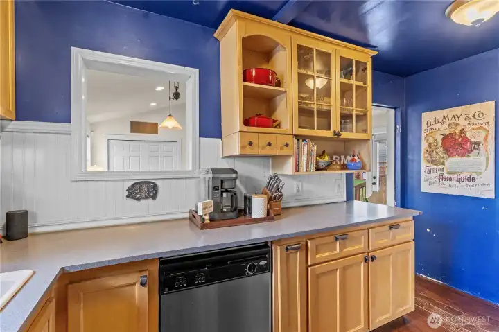 Kitchen with tons of potential.