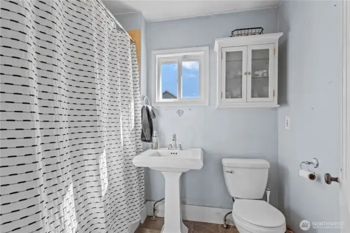 Second full bathroom on the main floor