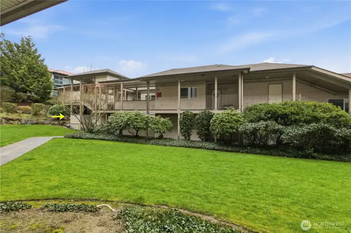 Exterior rear view of Building A