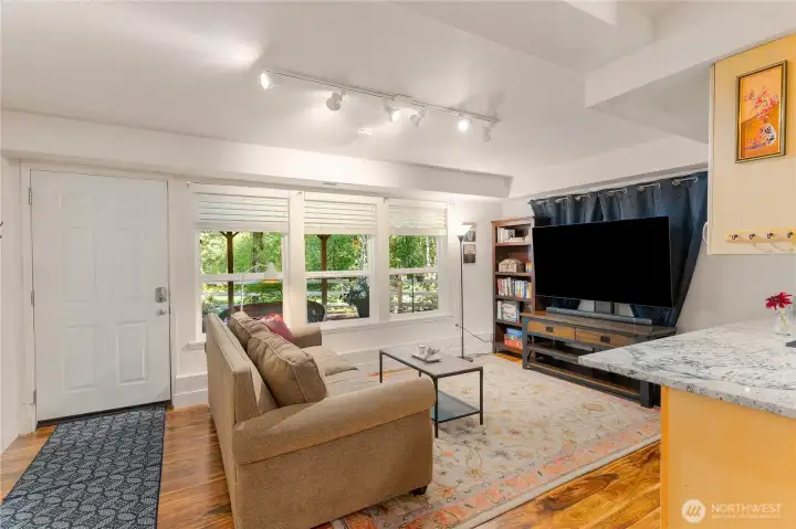 Apartment living room.