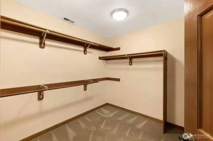 Primary closet