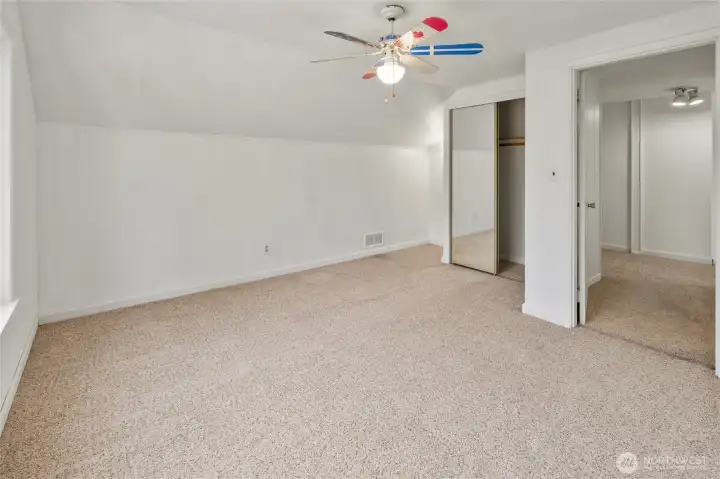 Another view of 4th bedroom upstairs.