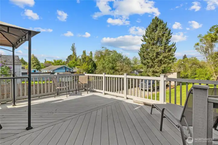 View off your back deck area right off the french doors from the kitchen.