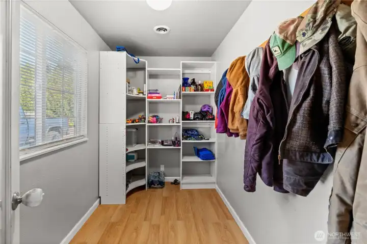 Mud room bonus area