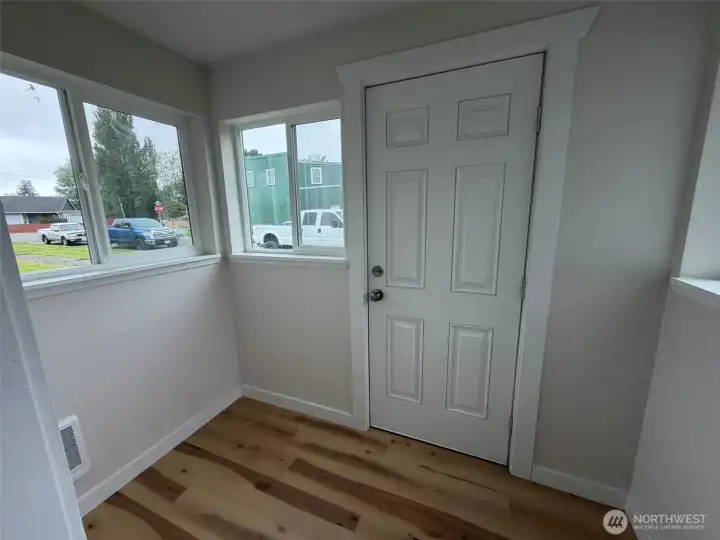 Front porch entry