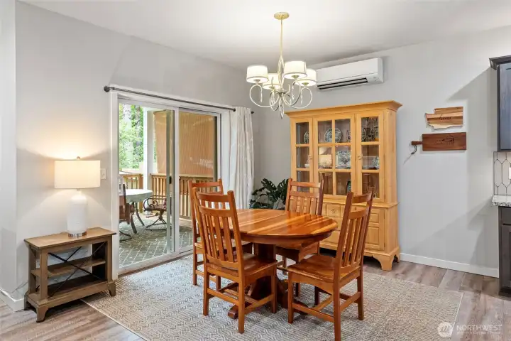 Dining Room with Mini Split