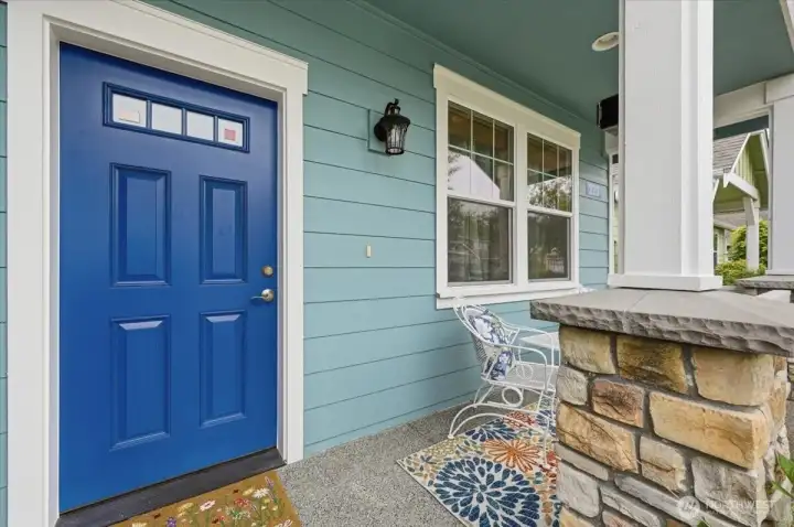 Relax on your front patio