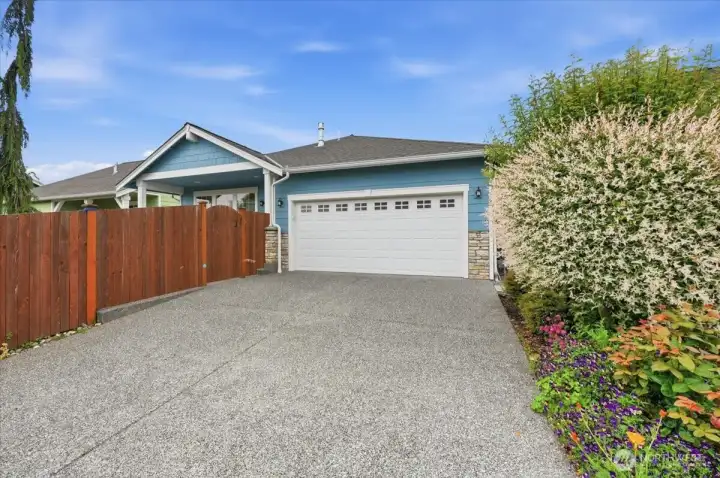 Back driveway fits 2 cars