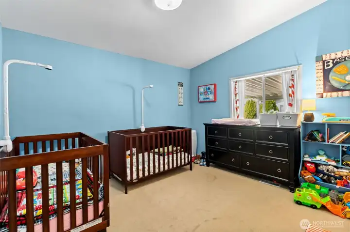 Third bedroom with versatile space for a nursery, office, hobby room, or additional guest accommodations. Third bedroom with versatile space for a nursery, office, hobby room, or additional guest accommodations.
