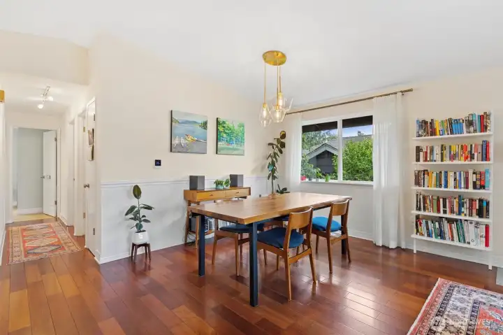Dining area with open layout