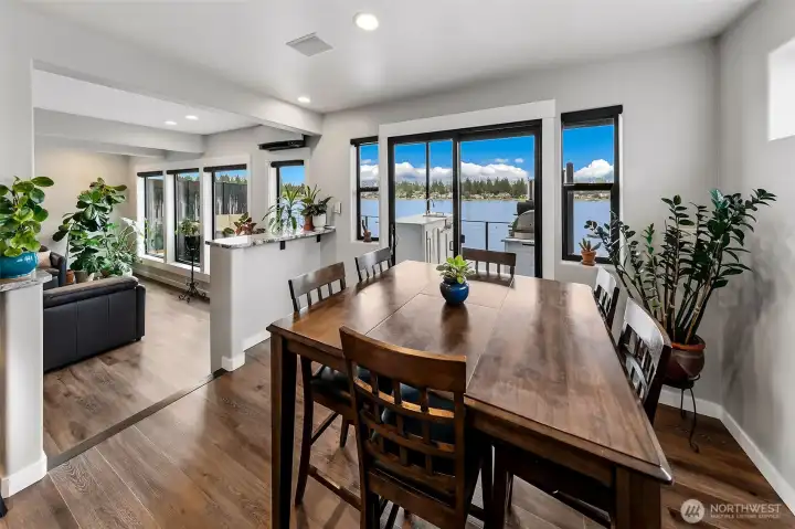 Enjoy the best views while dining inside or out! Enjoy the best views while dining inside or out!