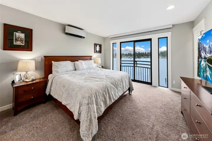 Primary suite w/Juliet balcony. Primary suite w/Juliet balcony.