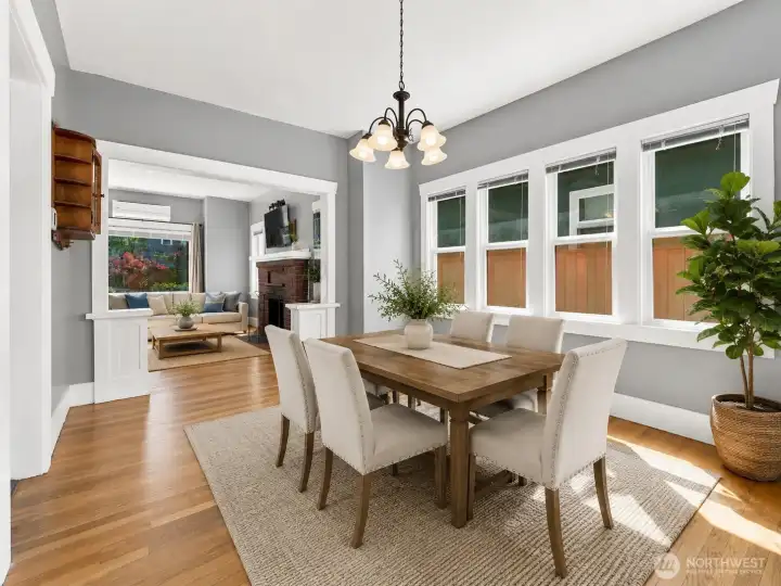 Dining Room Staged